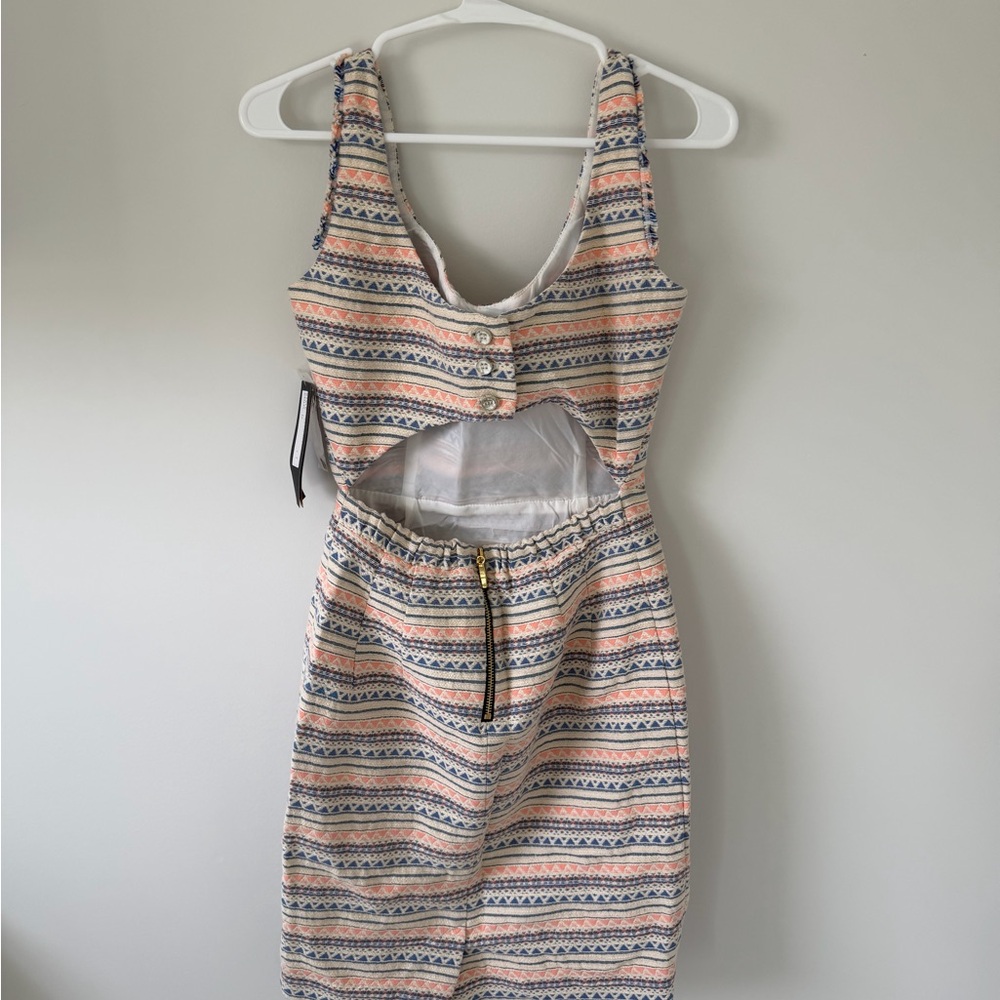 Multicolor Patterned Mini Dress - Picture 2 of 5